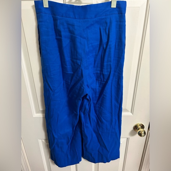 Antonio Melani Brenda Linen Blend Cropped Wide Leg Pants Size 6 - Picture 6 of 7